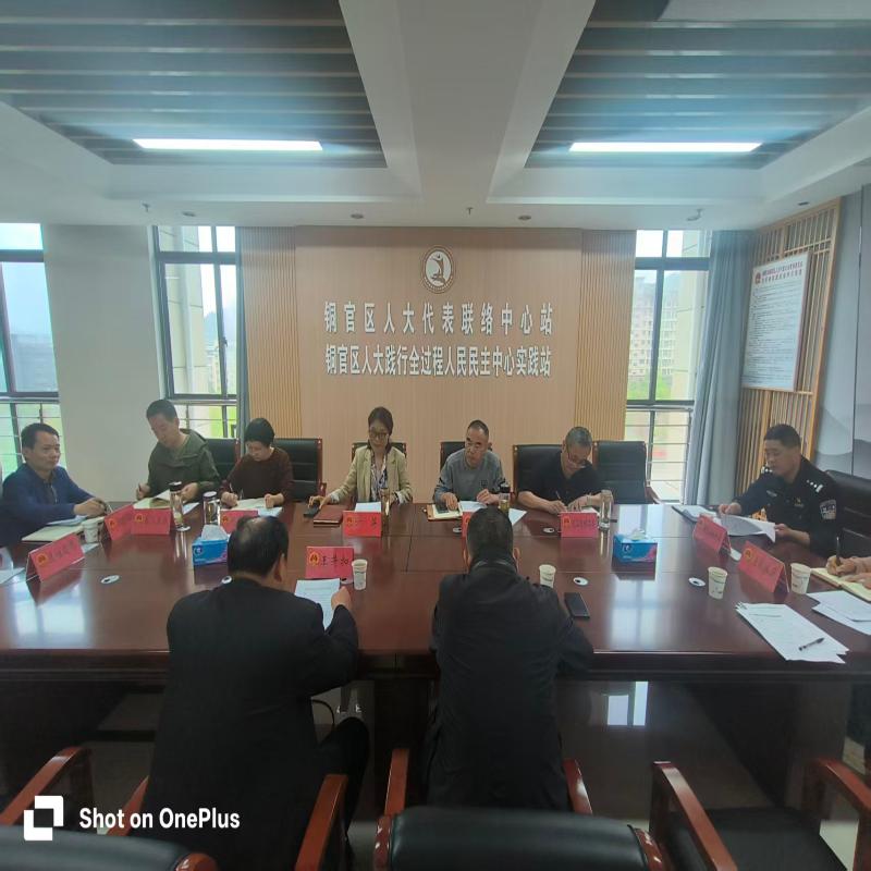 区人大常委会开展主任会议成员接待日活动 方萍主持